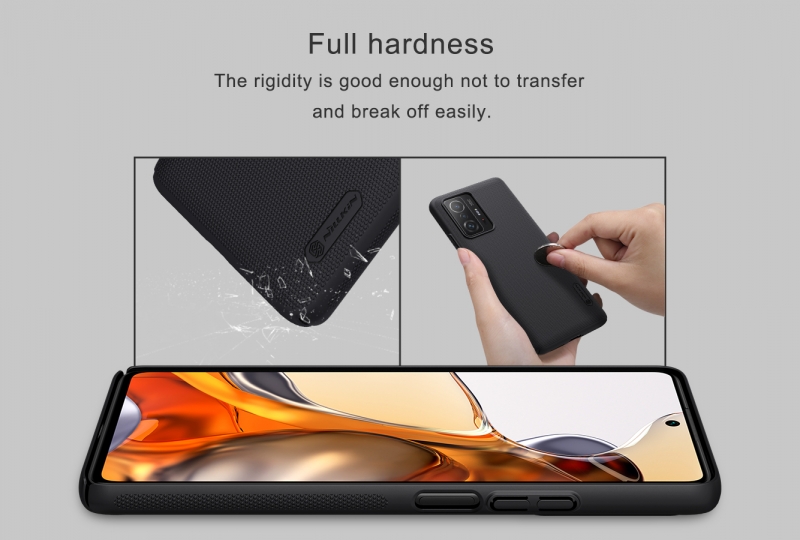 Ốp Lưng Xiaomi Mi 11T /11T Pro Nhựa Sần Cứng Chính Hãng Nillkin được làm bằng chất nhựa PU cao cấp nên độ đàn hồi cao, thiết kế dạng sần,là phụ kiện kèm theo máy rất sang trọng và thời trang